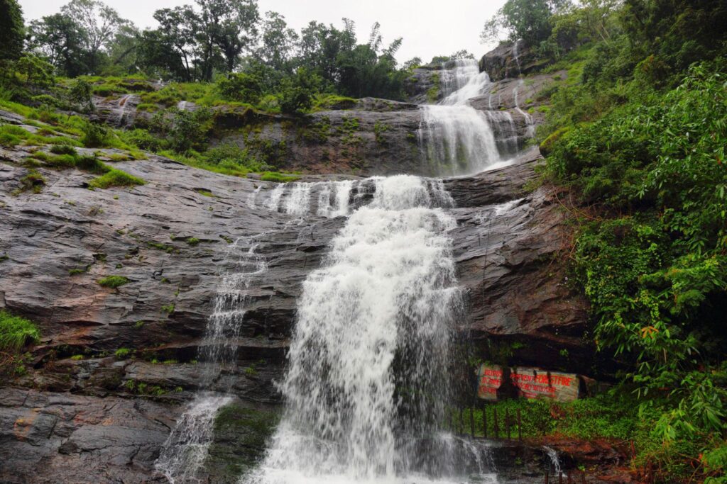Cheeyappara Waterfalls in Kerala province India